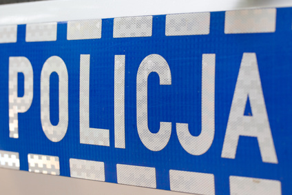 napis "Policja"