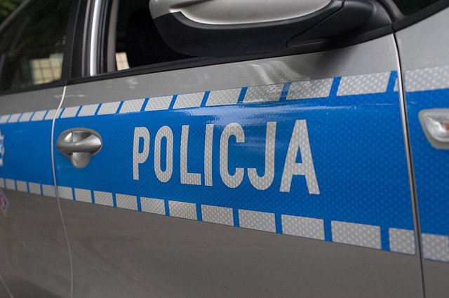 Napis "Policja"